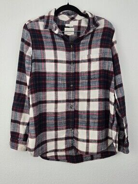 American Eagle Ahh-Mazingly Soft Boyfriend Fit Button Down Top